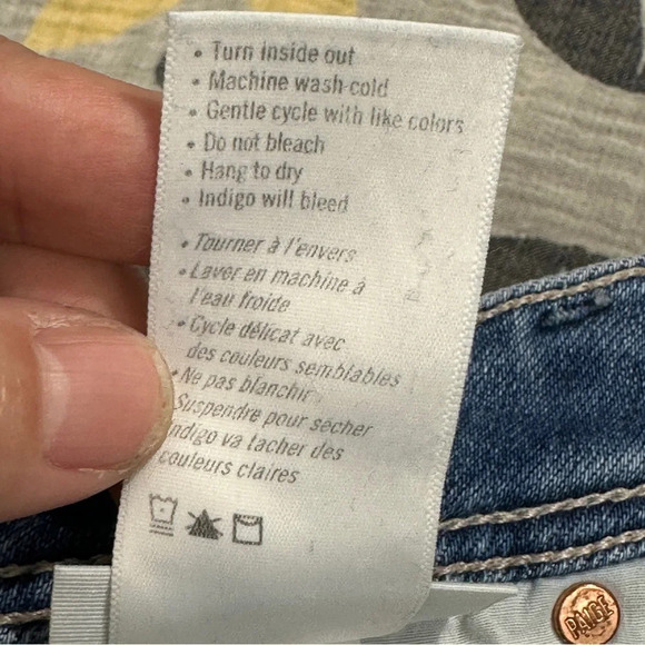 Paige Claudine high waist ankle flare jeans, size 30, distressed. spring, casual - Picture 9 of 13